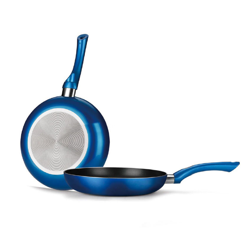 Set kuali 24sm 28sm set kuali seramik tidak melekat untuk dapur memasak di rumah dan perkhemahan luar