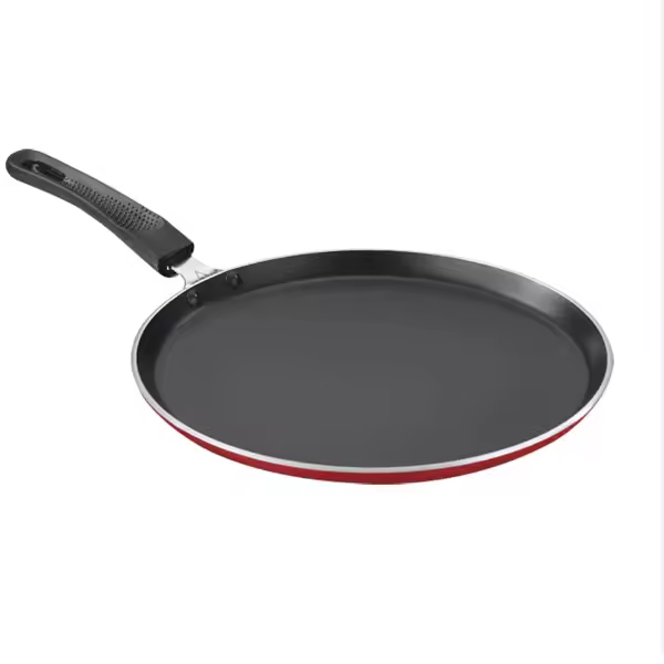 250mm Diameter Tebal 2.2mm Alat Memasak Tidak Lekat Dosa Tawa Rata