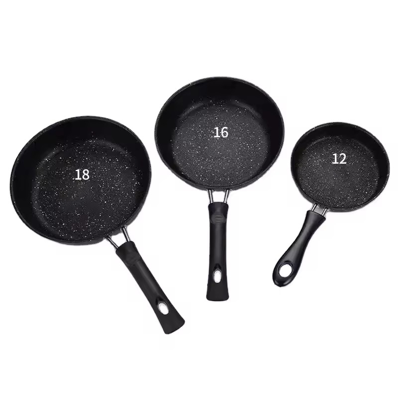 Set kuali alat memasak aluminium anti lekat yang selamat untuk mesin basuh pinggan mangkuk logo tersuai