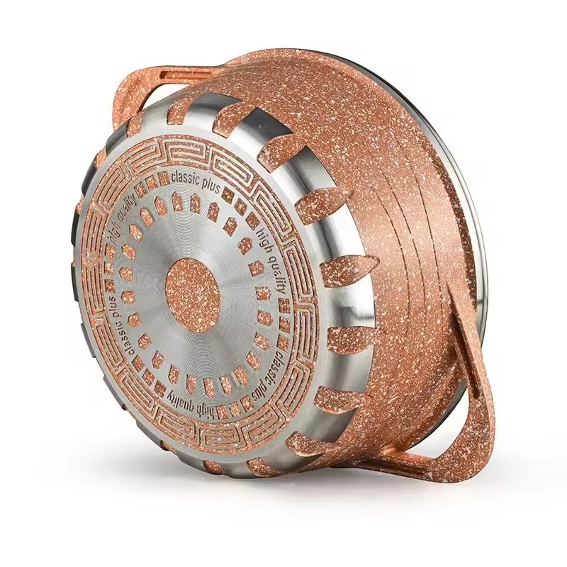 Zhiye 2024 Periuk dan Kuali Memasak Aluminium Peralatan Dapur Alat Memasak Tidak Melekat Alat Memasak Alat Memasak Dapur